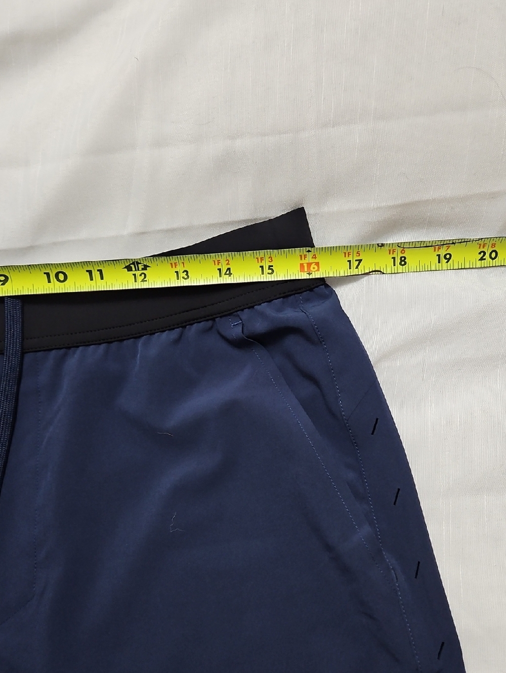 Ten Thousand Interval Shorts LG Unlined 7" Inseam Active Fitness Workout BLUE - Picture 4 of 10